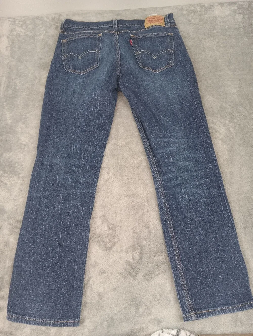 Levi's Men's 559 Relaxed Straight Jeans - Dark Blue Size 34x30